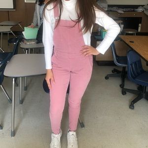 Pink Corduroy Overalls!